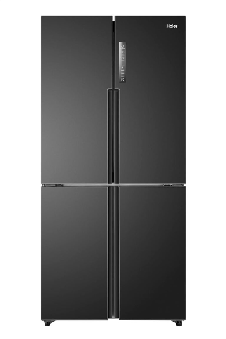 ثلاجة نوفروست بعاكس مزدوج ديجيتال من هاير Hrf-530Tdbg - 4 رفوف، 512 لتر
