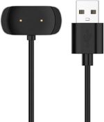 كيبل شاحن لساعة امازفيت شحن USB بطول 3.3 قدم من كيس سمارت لامازفيت GTS 2 2e GTR 4 تي-ريكس 3 زيب اي-زد ميني 2e برو زد