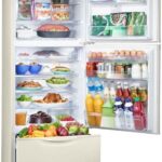 ثلاجة بخاصية اذابة الثلج (نو فروست) سعة 351 لتر من توشيبا، لون ذهبي فاتح، GR-EFV45-C