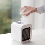 ⁦Air Conditioner Mini Air Cooler 5 In 1 Mobile Air Conditioner Air Purifying Cooler Fan With LED Light 3 Timers And 3 Speeds For Office And Home Fan for Office Multi Color⁩ - الصورة ⁦6⁩