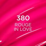 ⁦أحمر شفاه من لوريال باريس سائل لامع بلون روج ان لوف 380⁩ - الصورة ⁦3⁩