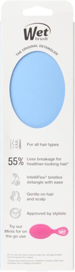 ⁦Wet Brush Original Detangler, Sky Blue Design⁩ - الصورة ⁦12⁩