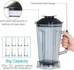 ⁦Sokany 4500w heavy duty commercial grade automatic blender, 2l jar - multi-color⁩ - الصورة ⁦4⁩
