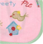 ⁦مريلة من القطن للبنات من ميكس اند ماكس مطرزة بعبارة "Tweety Pie"- لون روز واخضر مينت⁩ - الصورة ⁦3⁩