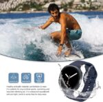 ⁦سوار ساعة من السيليكون من Next Store متوافق مع Samsung Galaxy Watch 8 و 8 Classic، حزام بديل ناعم ومتين للرجال والنساء، مريح في الارتداء، مقاوم للعرق وسريع الفك والتركيب.⁩ - الصورة ⁦5⁩