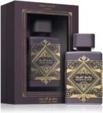 ⁦عطر بديع العود جمشت الأصلي عطر او دو، مستورد من دبي برائحة حلوة تدوم لفترات طويلة، مثالي للاستخدام اليومي والليلي، ويشمل بخاخ قابل لإعادة التعبئة 5 مل (جمشت)، 100 مل⁩ - الصورة ⁦4⁩