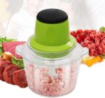 ⁦Electric Mini Food Chopper, 2L Glass Bowl, Green⁩ - الصورة ⁦4⁩