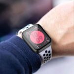 ⁦جراب Piuellia أسود صلب مكون من قطعتين لساعة Apple Watch SE Series 6 Series 5 Series 4 مقاس 44 مم، واقي شاشة iWatch PC، غطاء حماية شامل رفيع للغاية⁩ - الصورة ⁦6⁩