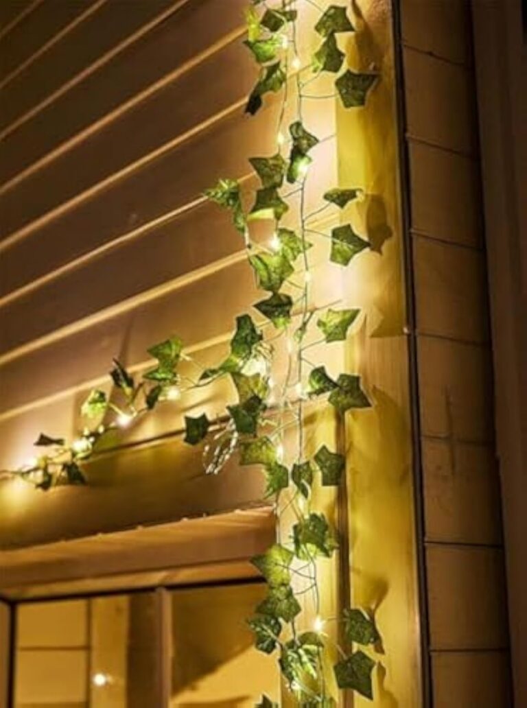 artificial ivy vine rattan waterproof battery powered rope light