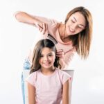 ⁦مشط ذيل باسنان، مشط تاثير عريض اسود، افضل مشط لتصفيف الشعر للنساء، مشط تقسيم مقاوم للحرارة وللكهرباء الساكنة⁩ - الصورة ⁦2⁩