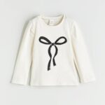 LC WAIKIKI Crew Neck Bow Printed Girls' T-Shirt