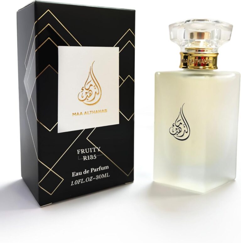 عطر فروتي R135 للنساء من ماء الذهب مستوحى من عطر بلاك اكس اس لاكسيس، 30 مل