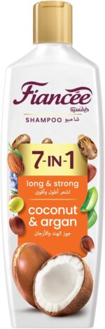 شامبو من فيانسيه للشعر التالف، مرطب للشعر، بمكونات طبيعية من جوز الهند والأرجان، عبوة واحدة سعة 340 مليلتر