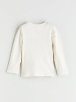 ⁦LC WAIKIKI Crew Neck Bow Printed Girls' T-Shirt⁩ - الصورة ⁦3⁩