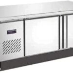 Under Counter Stainless Steel Refrigerator for Restaurants and Hotels Size 150 cm