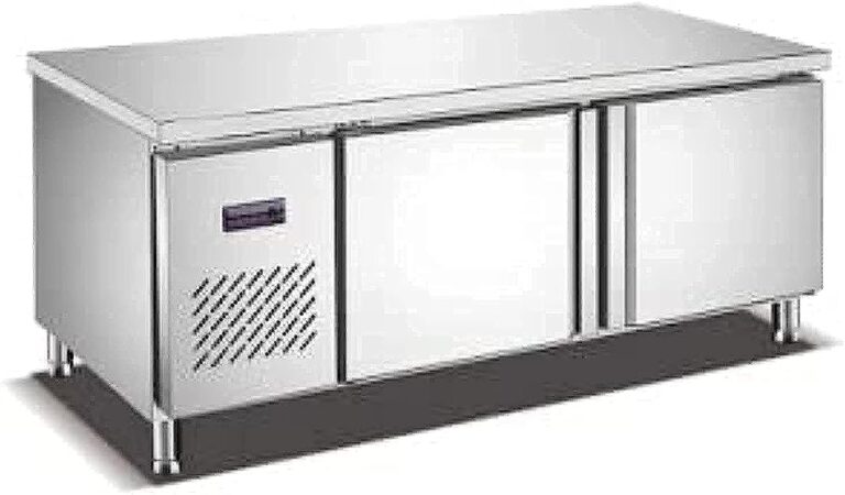 Under Counter Stainless Steel Refrigerator for Restaurants and Hotels Size 150 cm
