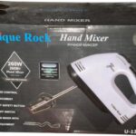 خلاط بيض كهربائي 7 سرعات – مضرب يدوي للمطبخ – 2 مضارب ستانلس ستيل جهاز خفق وعجن صغير لتحضير الكيك والكريمة والبيض والعجين
