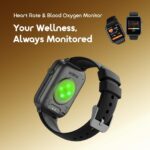 ⁦Oraimo Smart Watch 6N OSW-8000N – 1.83" Large Display, Bluetooth Call, Heart Rate & SpO2 Monitor, Multiple Sports Modes, Long Battery Life⁩ - الصورة ⁦6⁩