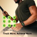 ⁦Oraimo Smart Watch 6N OSW-8000N – 1.83" Large Display, Bluetooth Call, Heart Rate & SpO2 Monitor, Multiple Sports Modes, Long Battery Life⁩ - الصورة ⁦7⁩