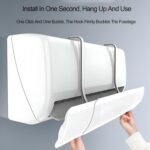 ⁦Air Conditioning Shield - Innovative Wall Mounted Windshield for Reduced Direct Air Exposure (Model No.2)⁩ - الصورة ⁦8⁩