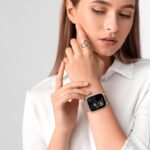 ⁦سوار ساعة بديل مغناطيسي معدني أنيق متوافق مع ساعة آبل 38 40 41 42 44 45 49 ملم والساعة الذكية لسلسلة 9 8 7 6 5 4 3 اس اي الترا 2 1 من دوجرافت⁩ - الصورة ⁦6⁩