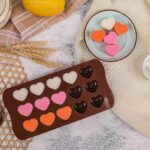 ⁦Mini Heart Silicone Molds for Candy, Chocolate, Soap, Pudding, Non-stick Silicone Baking Molds, Ice Cube Tray for Freezer (Assorted Shapes))⁩ - الصورة ⁦5⁩