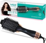 فرشاة هواء ساخن احترافية موديل V-492 للنساء من في جي ار، (لون أسود)
