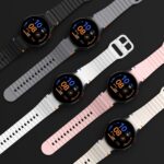⁦سوار ساعة سيليكون بتصميم مموج رياضي – من Next Store متوافق مع ساعة سامسونج جالاكسي 4 44 ملم 40 ملم / 4 كلاسيك 46 ملم 42 ملم / 5 44 -6-7 ملم 40 ملم /5-6-7 كلاسيك 46 ملم 42 ملم⁩ - الصورة ⁦5⁩