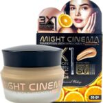 كريم أساس من مايت سينما درجة 101 لجميع أنواع البشرة بتشطيب طبيعي، طويل الأمد ومتعدد الوظائف مع مضادات الأكسدة، 50 جم