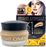 كريم أساس من مايت سينما درجة 101 لجميع أنواع البشرة بتشطيب طبيعي، طويل الأمد ومتعدد الوظائف مع مضادات الأكسدة، 50 جم