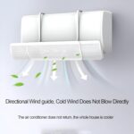 ⁦Air Conditioning Shield - Innovative Wall Mounted Windshield for Reduced Direct Air Exposure (Model No.2)⁩ - الصورة ⁦4⁩