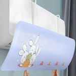 Wind Deflector Kit - Adjustable air conditioner wings with 180-degree rotation designed to optimize airflow, reduce noise, and prevent cold drafts for a more comfortable indoor environment.