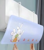 Wind Deflector Kit - Adjustable air conditioner wings with 180-degree rotation designed to optimize airflow, reduce noise, and prevent cold drafts for a more comfortable indoor environment.