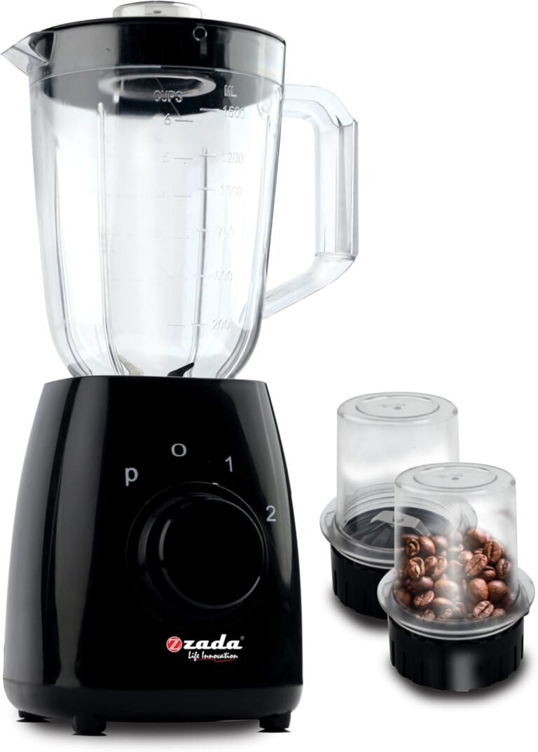 خلاط 550 وات مع مطحنتين من زادا، zbl-550، 550.0 واط، أسود