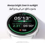 ⁦Samsung Galaxy Watch8 Graphite, Bluetooth, 44mm Smartwatch, Everyday Health Coach, Cushion Design, Dynamic Lug System, 3nm Processor, Sleep Coaching, Running Coach (UAE Version)⁩ - الصورة ⁦3⁩