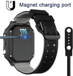 ⁦شاحن USB مغناطيسي بـ 4 دبابيس للساعات الذكية من نيكست ستور - متوافق مع هواوي GT3 وجالكسي ووتش 5 وغيرها من الساعات الذكية الحديثة⁩ - الصورة ⁦2⁩
