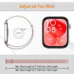 ⁦O Ozone Strap Compatible with Huawei Watch Fit 4 / Fit 4 Pro/Fit 3, Metal Mesh with Magnetic Closure, Magnetic Milanese Loop Replacement for Men & Women- Rose Gold⁩ - الصورة ⁦4⁩