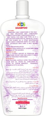 ⁦سائل بلسم من بندولين للشعر المجعد 300 مليلتر للعناية والترطيب يحتوي على زيت الأرجان وزيت الجوجوبا وزيت بذور العنب مع خصائص ترطيب عميقة⁩ - الصورة ⁦4⁩