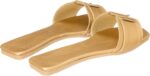 ⁦OX womens OX-W-Gold/Gold Slipper⁩ - الصورة ⁦2⁩
