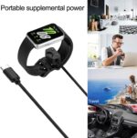 ⁦كابل من يوستيا بطول 1 متر نوع USB متوافق مع ساعة سامسونج جالاكسي فت 3⁩ - الصورة ⁦7⁩