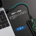 كابل شحن سريع USB من نوع سي قصير، كابل نوع سي بتقنية كيو سي 3.0، بطول (15 سم) لنقل بيانات سريع، كابل متين بغطاء نايلون، متوافق مع جهاز سويتش،، اكسبيريا XZ2 / XZ، وجالاكسي S10 / S9 / S8 / A21 / A20 - الصورة 4