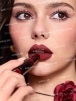 ⁦شيجلام احمر شفاه بوم مات يدوم طويلا من دينامات (مجموعة امبر روز)⁩ - الصورة ⁦2⁩