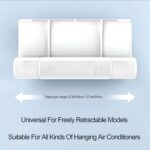 ⁦Air Conditioning Shield - Innovative Wall Mounted Windshield for Reduced Direct Air Exposure (Model No.2)⁩ - الصورة ⁦7⁩