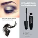⁦ماسكارا فوليوم جلامور الترا كيرل من كوزمتيك نوت - تمنحك كثافة رموش فورية سوداء بلمسة نهائية مكثفة تاثير مكثف للون اسود 5 مل⁩ - الصورة ⁦2⁩