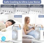 ⁦Generic Portable Air Cooler, 3-in-1 Mini Cooler, Home & Office, Green, Portable, Quiet⁩ - الصورة ⁦7⁩