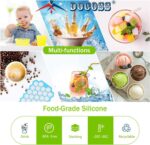 ⁦DOCOSS Pack of 3 Silicone Ice Mold Premium Ice Cube Moulds Maker 37 Cavity Silicon Ice Tray for Freezer Ice Cube Trays with Lid (Multicolor)⁩ - الصورة ⁦7⁩