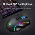 Redragon M602-KS Griffin RGB Wireless Gaming Mouse - 8,000 DPI (Black) - الصورة 7