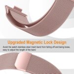 ⁦O Ozone Strap Compatible with Huawei Watch Fit 4 / Fit 4 Pro/Fit 3, Metal Mesh with Magnetic Closure, Magnetic Milanese Loop Replacement for Men & Women- Rose Gold⁩ - الصورة ⁦5⁩