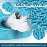 ⁦كيس غسيل الأحذية، غسالة 2024، كيس أحذية مطورة للغسالة، كيس غسيل قابل لإعادة الاستخدام، لجميع أنواع الأحذية، يحمي كل من الأحذية والغسالة (أزرق)⁩ - الصورة ⁦2⁩
