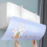 ⁦موزع هواء التكييف بالتساوي مع عاكس رياح قابل للتعديل لتحسين تدفق الهواء ومنع التيارات الهوائية بتصميم أنيق وسهل التركيب على الحائط لتعزيز الراحة ومثالي لنوم عميق، قطعة واحدة⁩ - الصورة ⁦2⁩